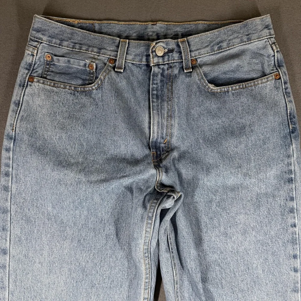 Levis‎ 550 Jeans Mens 34x34 Blue Relaxed Tapered Leg Denim Grunge Dadcore Skater